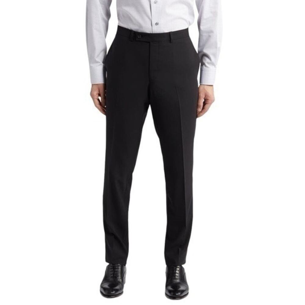 Ted Baker Jay CT Wool Dress Pants Flat Front Formal Business Preppy 37R